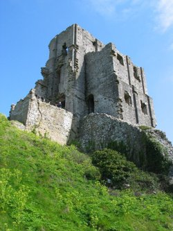 Corfe Castle on Purbeck Island, Dorset
