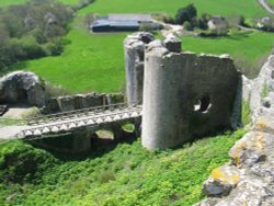Corfe Castle on Purbeck Island, Dorset Wallpaper