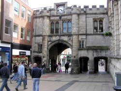 The Stonebow, Lincoln (late 15th/early 16th Century), viewed from the northside Wallpaper