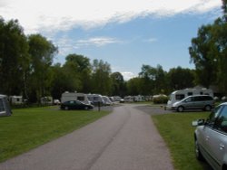caravan club caravan, site clumber park Wallpaper