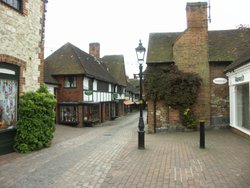 Lion & Lamb Yard, Farnham, Surrey Wallpaper