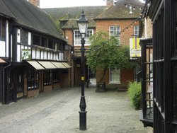 Lion & Lamb Yard, Farnham, Surrey Wallpaper