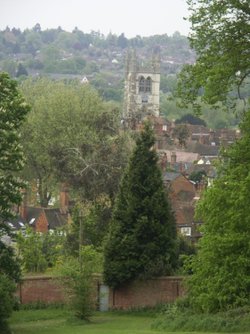 St Andrews Church from Farnham Park, Farnham, Surrey