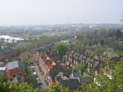 Town of Nottingham (view from the castle)