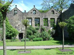 The derelict part of East Riddlesden Hall Wallpaper