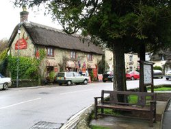 Village of Godshill on the Isle of Wight Wallpaper