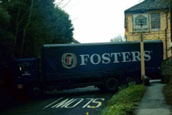 Too Much Amber Nectar (Lorry Got stuck) Royal Oak, Poynings, West Sussex