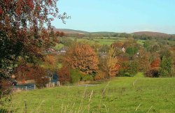 West Bradford, Nr. Clitheroe, Lancashire Wallpaper