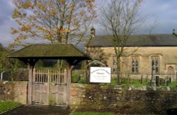 Church at 'Whitewell', Hodder Valley, Lancashire Wallpaper