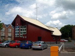 Scout Hut, in the old port area, Chester. built to the shape of a ship Wallpaper