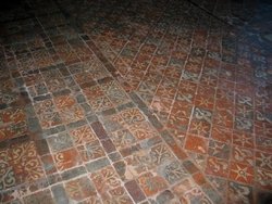 Winchester Cathedral. Tiles are from 1200's Wallpaper