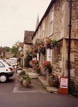 Lacock, Wiltshire  View of Church Street
