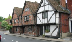 Half timbered building Wallpaper