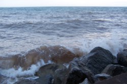 The Sound of the Sea at Sidmouth, Devon Wallpaper