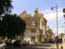 Quaint Stone Buildings, Stamford, Lincolnshire Wallpaper