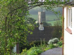 View of St. Michael's and All Angels Church, Stokenham, Devon