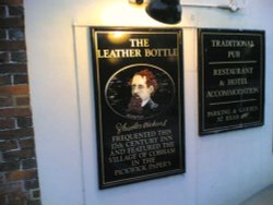 Charles Dickens favorite pub. The Leather Bottle pub in Cobham, Kent. Wallpaper