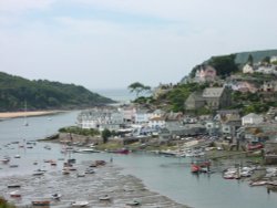 Salcombe in Devon. June 2005 Wallpaper