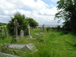 Graveyard overlooking Bath, England Wallpaper