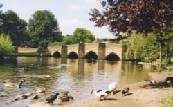 The Bridge at Bakewell, Derbyshire Wallpaper
