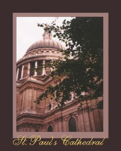 The beautiful and massive dome atop St. Paul's Cathedral, London