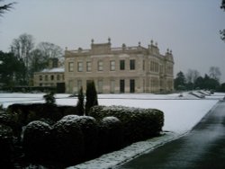 Wintery Brodsworth Hall, South Yorkshire Wallpaper