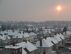 Winter Sunrise over Petts Wood, Kent Wallpaper