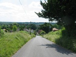 Kings Somborne Hampshire from the north west Wallpaper