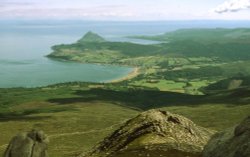 Brodick from Goat Fell, Arran