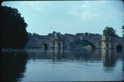 Bridge at Blenheim Palace originally had 33 rooms built into it Wallpaper