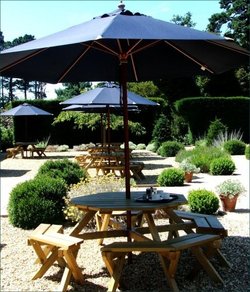 Cool afternoon tea at Exbury?