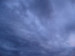 The big sky of Lincolnshire under unusual Atlantic weather.