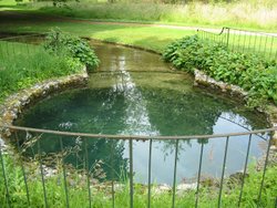 The 'font' (or spring) at Mottisfont Abbey, Mottisfont Wallpaper