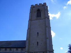 The Church Tower at Coningsby, Lincolnshire.