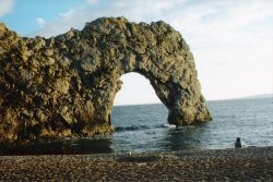 Durdle Door from the beach Wallpaper