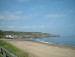 A beach not far from Whitby