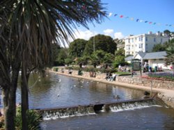 The Brook, Dawlish, Devon. Wallpaper