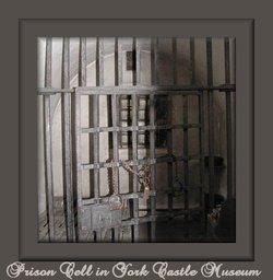 A replica of one of the cells when The York Castle Museum was a prison