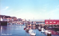 Whitby, Yorkshire, taken Nov 1981 Wallpaper