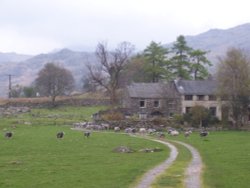 Farming in the Duddon valley. S W Lakes