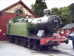 Steam Train Number 5643, Haverthwaite, Cumbria