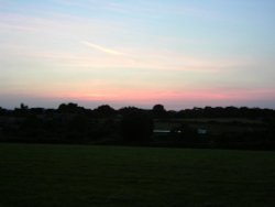 Sunset over Churston Ferrers, Devon Wallpaper