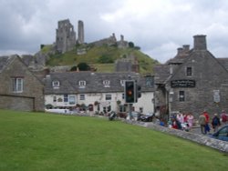Corfe Castle and town