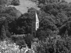 View of Cemetery, Bath, Somerset. Summer 2005 Wallpaper