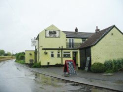 Railway Tavern, Aby, Lincolnshire. The railway has long since gone.