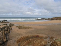 Crooklets Bay, Bude, Cornwall Wallpaper