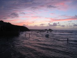 Sunset in Bude, Cornwall Wallpaper