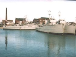 MTB's. RN Dockyard. Portsmouth. Hampshire Wallpaper