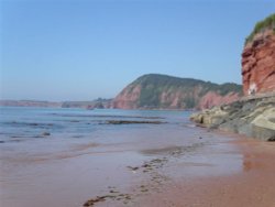 Sidmouth beach, Sidmouth, Devon Wallpaper
