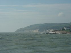 Breachy Head, view from Eastborne Pier Wallpaper